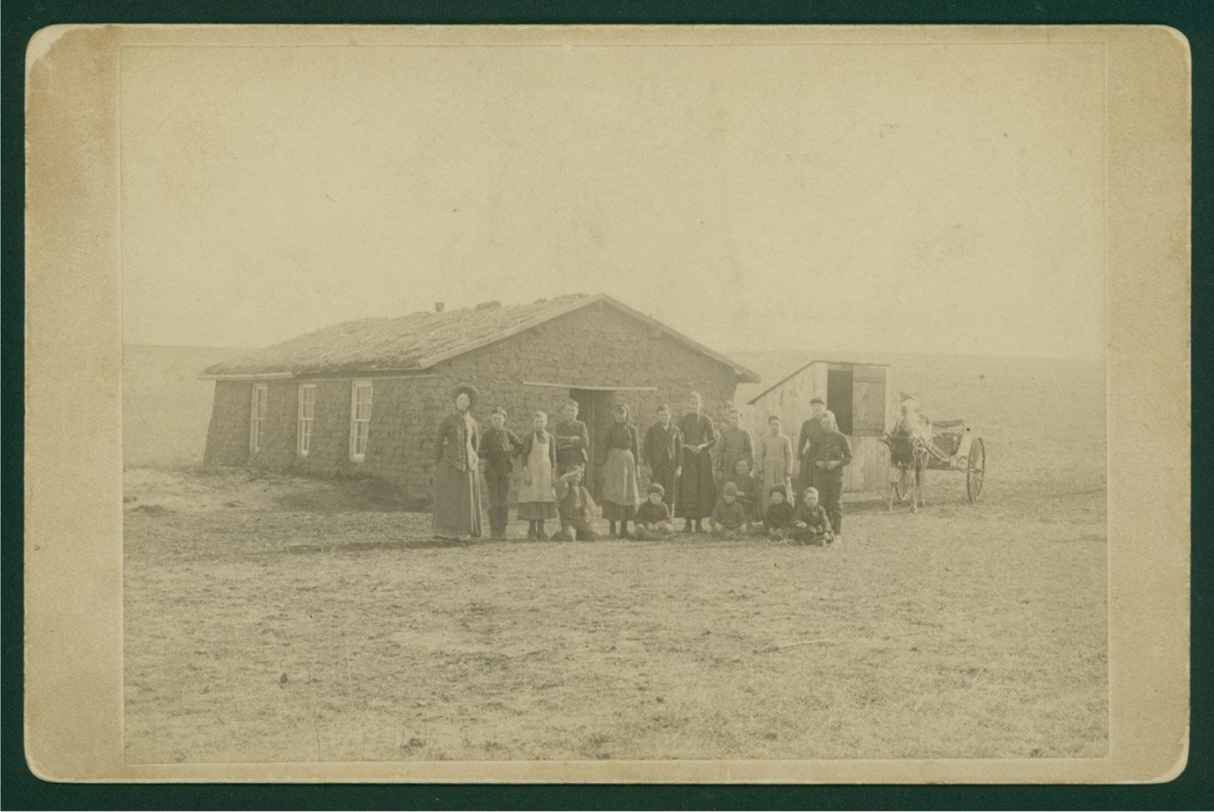 Minnie Freeman and her students